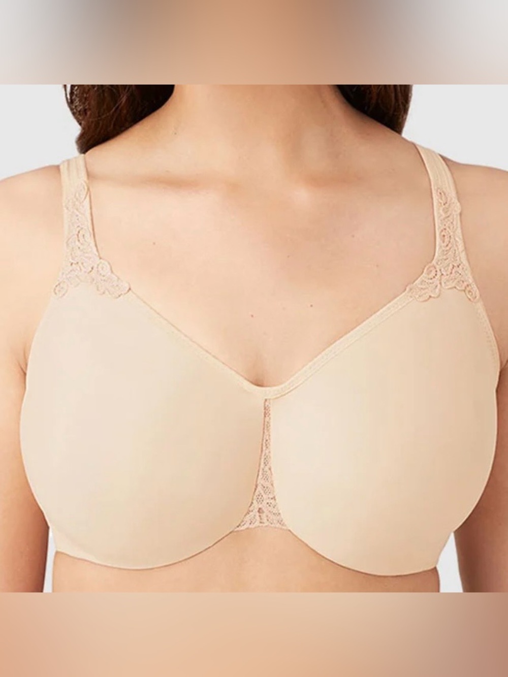 WACOAL 34DD Bodysuede Ultra Full Figure Seamless Underwire Bra - 85814